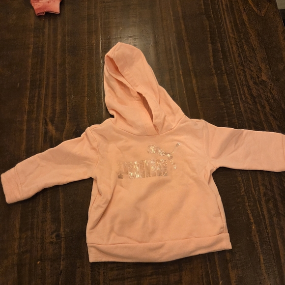 Puma Pink Kids Hoodie and Pants Set - Picture 4 of 6